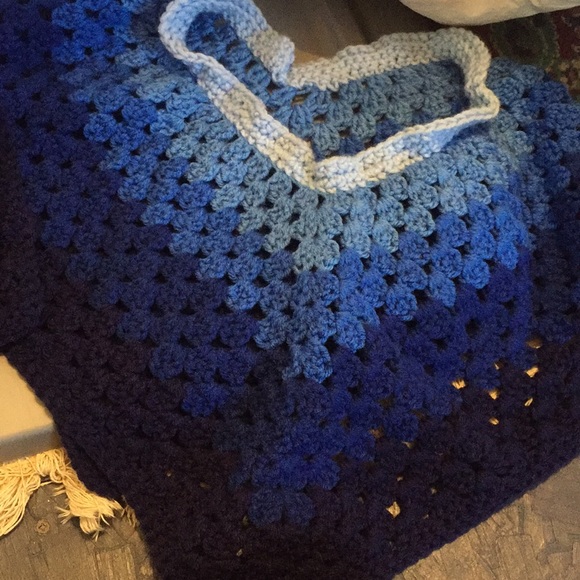 Handmade Mommy & Me matching poncho set - Picture 3 of 3